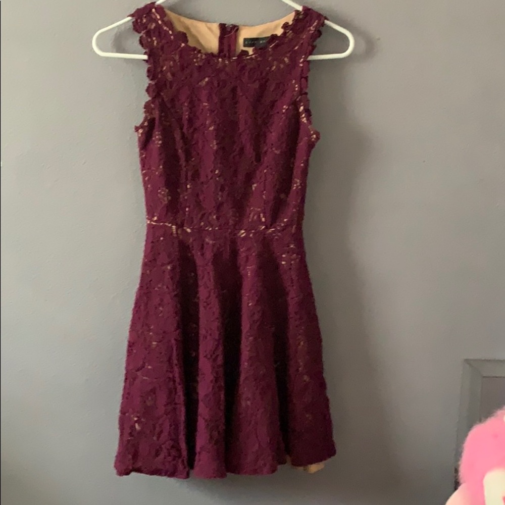 Burgundy Dress